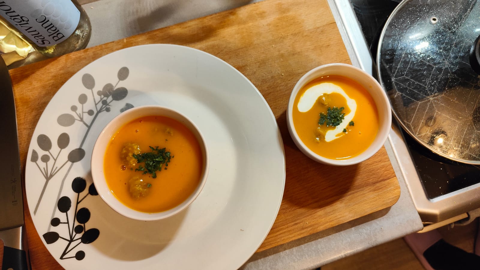 Pompoensoep met Balletjes